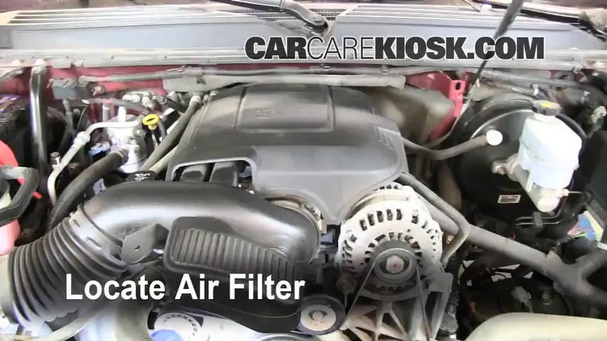 2008 GMC Yukon Denali 6.2L V8 Air Filter (Engine) Replace